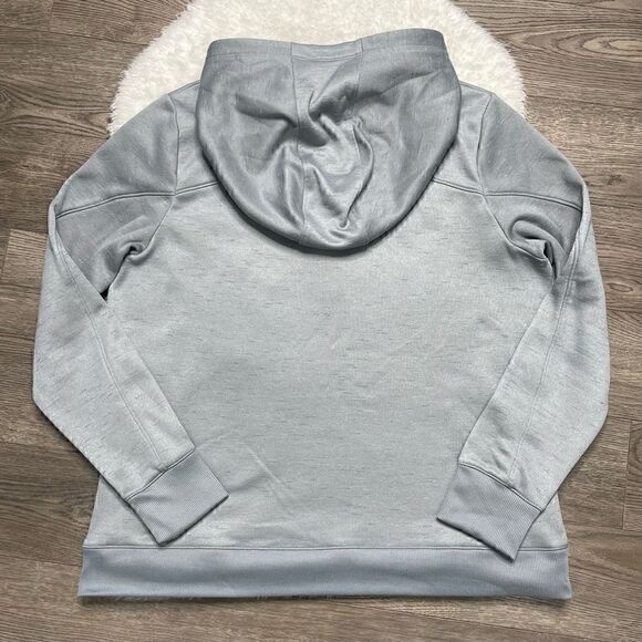Under Armour Hoodie Womens Large Loose Fit Gray Sweater Cold Gear Long Sleeve - Picture 4 of 7